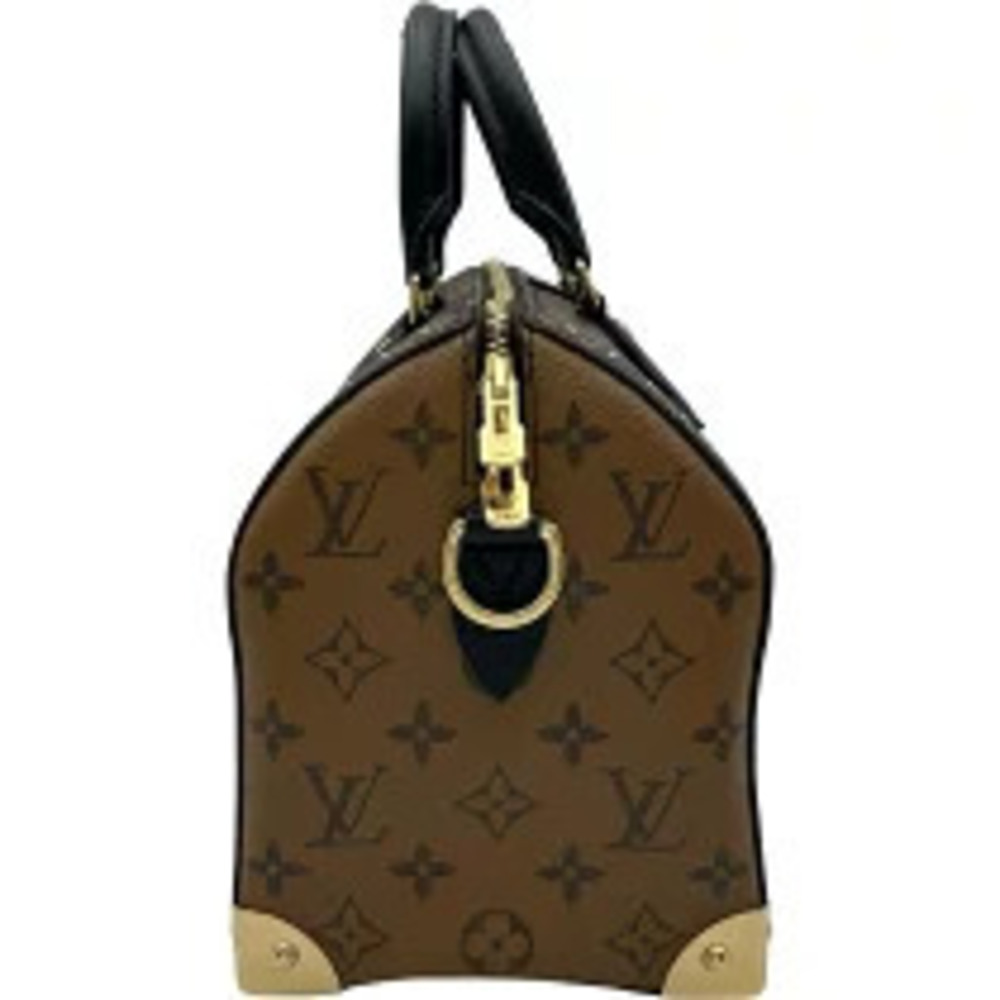 Louis Vuitton Speedy Trunk Brown Monogram Reverse Shoulder Bag - Picture 2 of 13